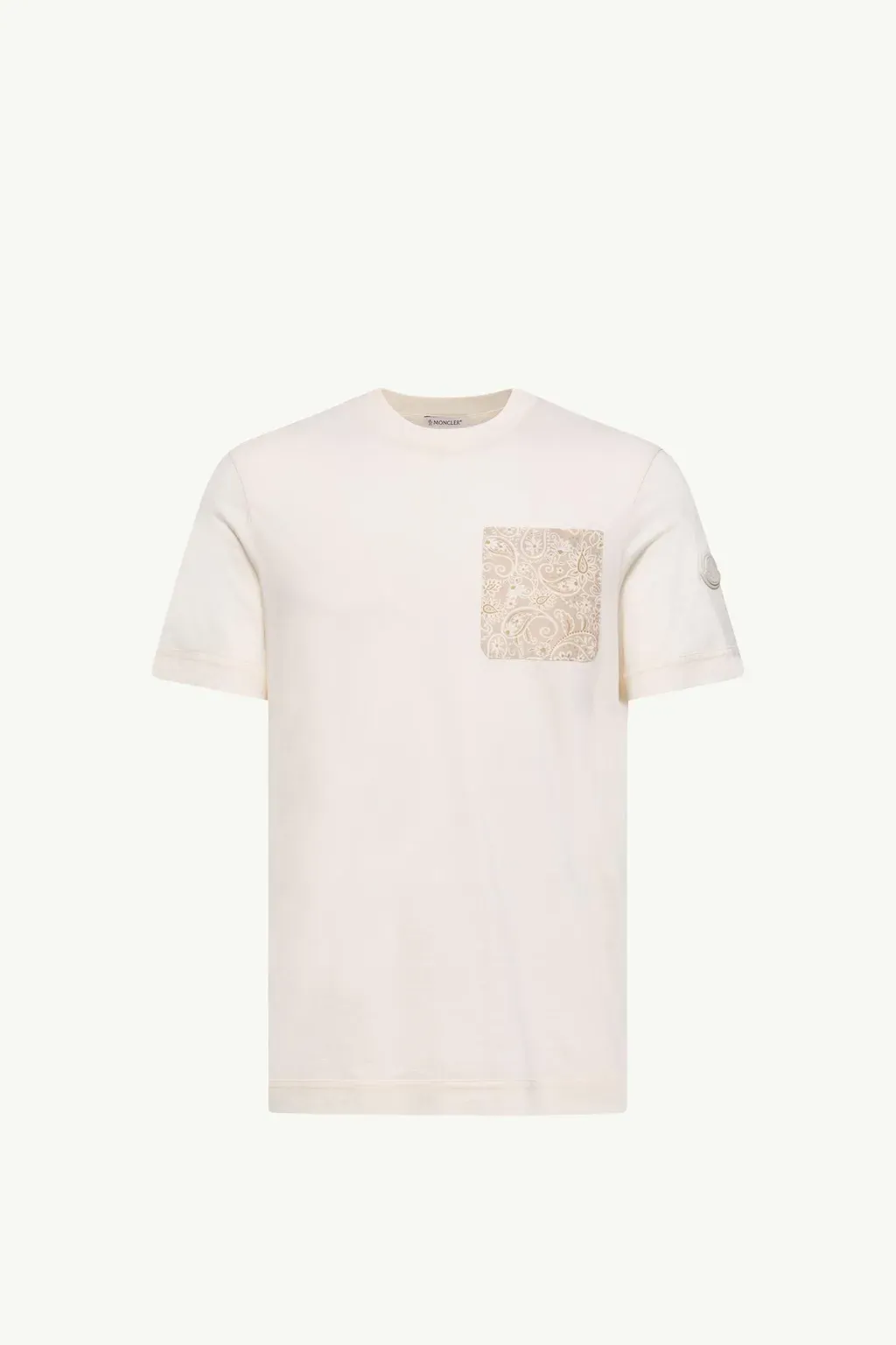 Paisley Print Cotton T-Shirt