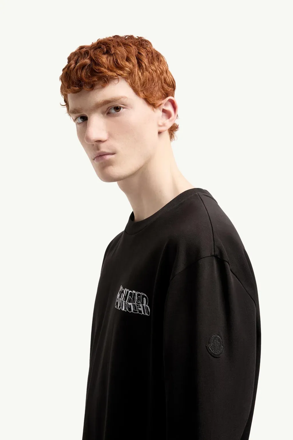 Sketch Embroidered Logo Cotton T-Shirt