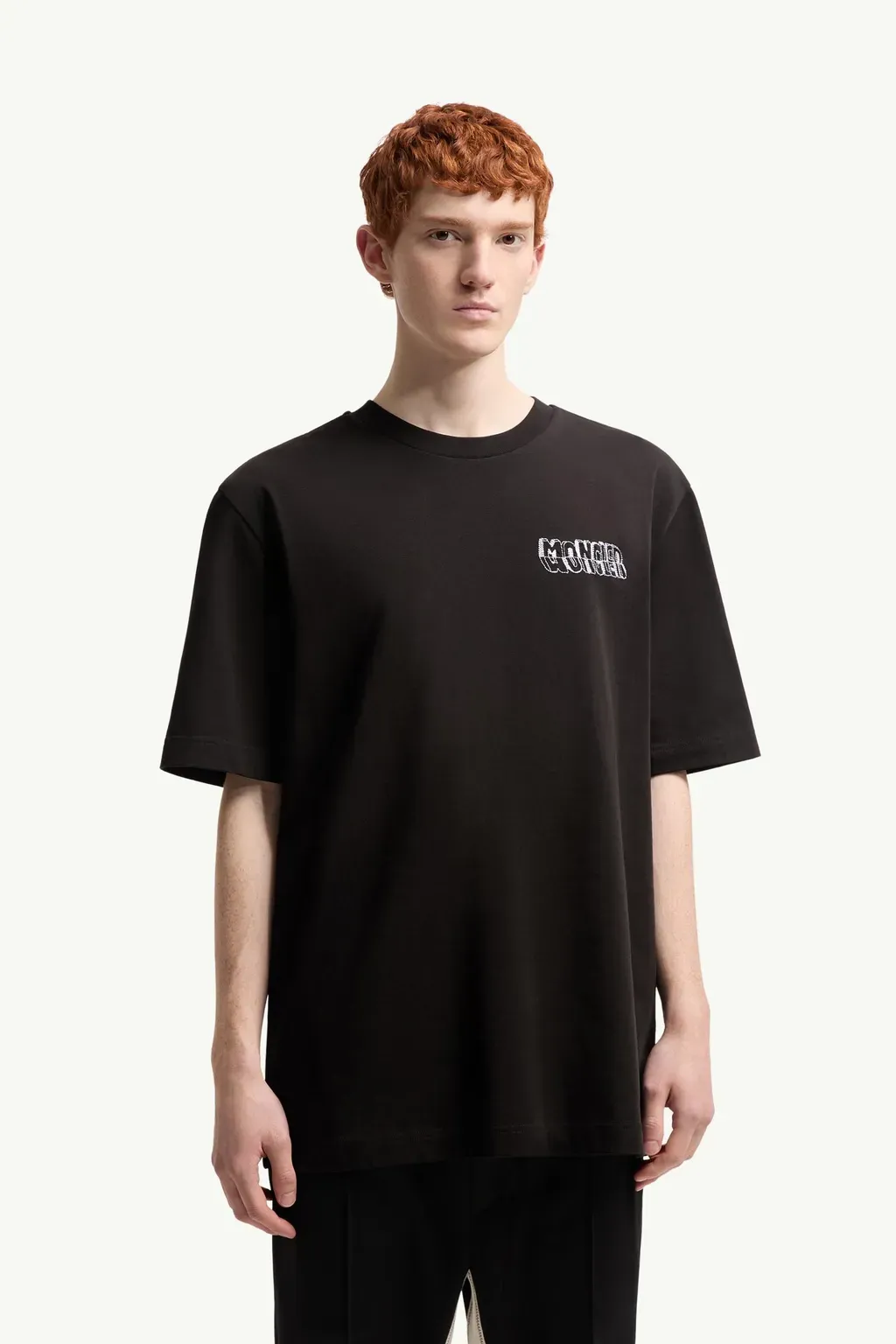 Sketch Embroidered Logo Cotton T-Shirt