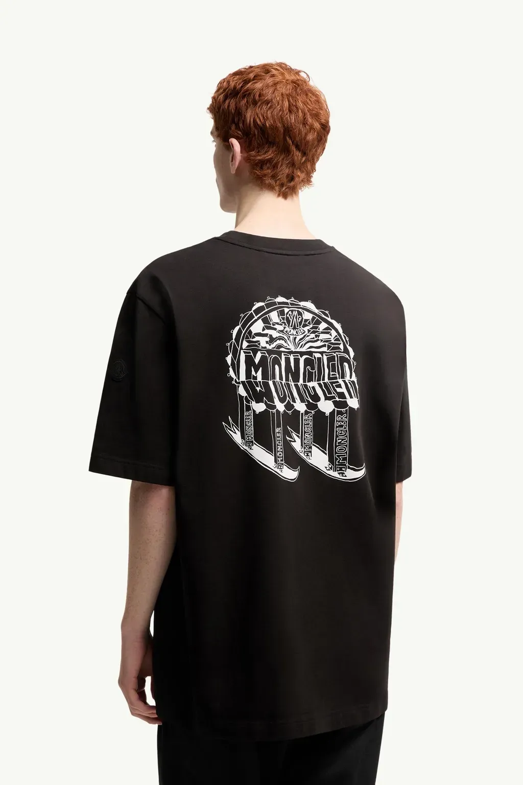 Sketch Embroidered Logo Cotton T-Shirt
