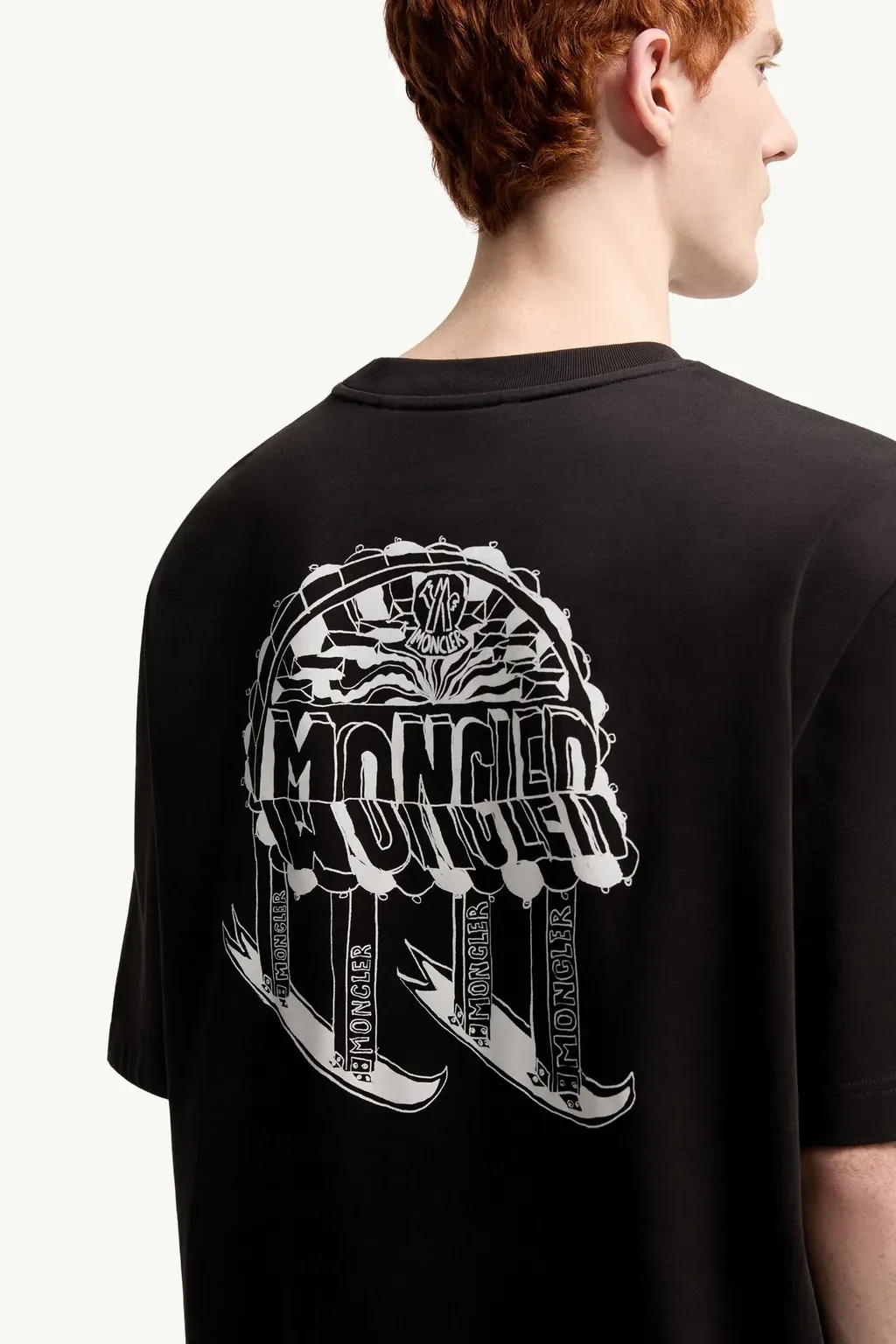 Sketch Embroidered Logo Cotton T-Shirt