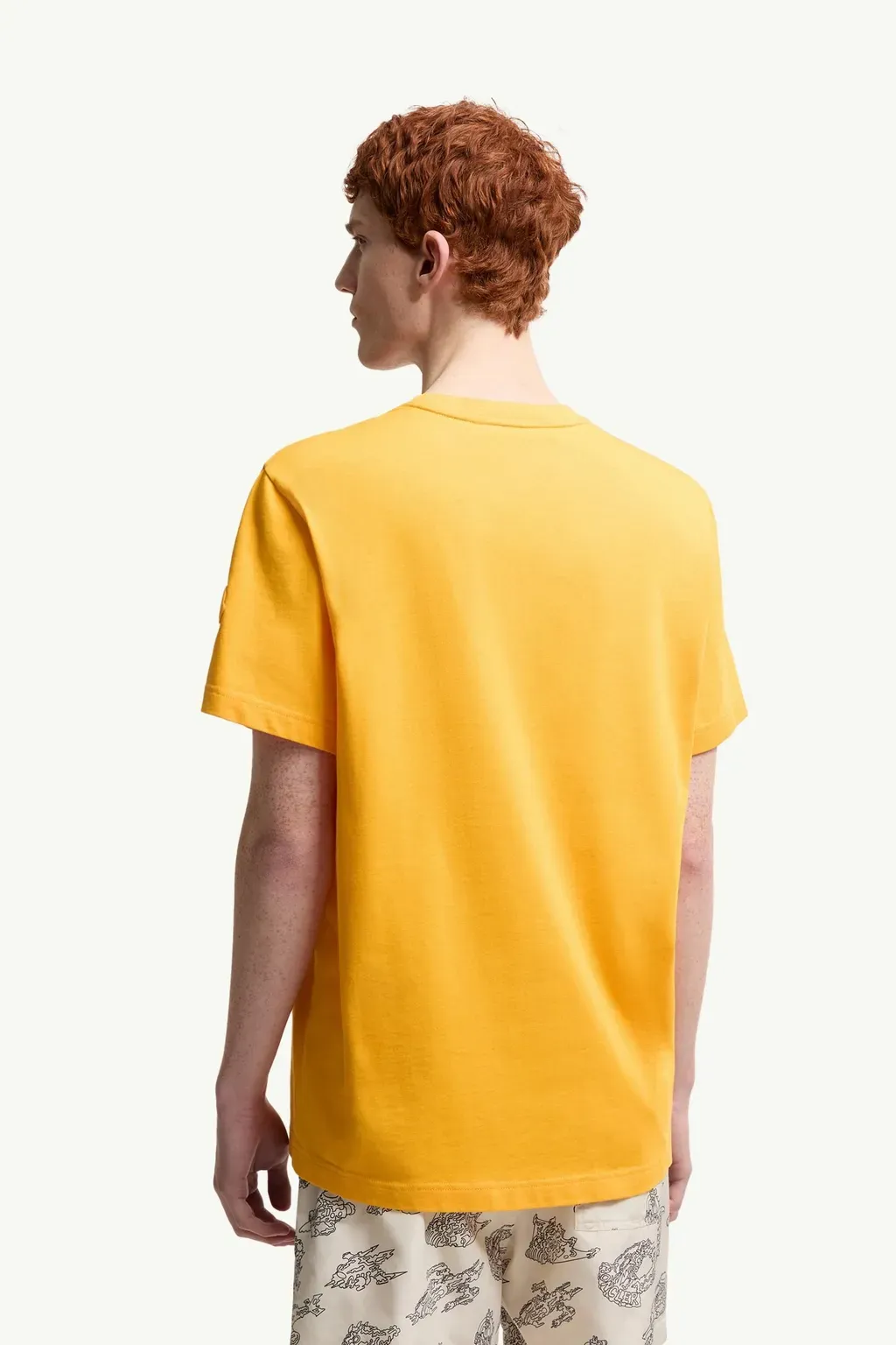 Space Embroidered Logo Cotton T-Shirt