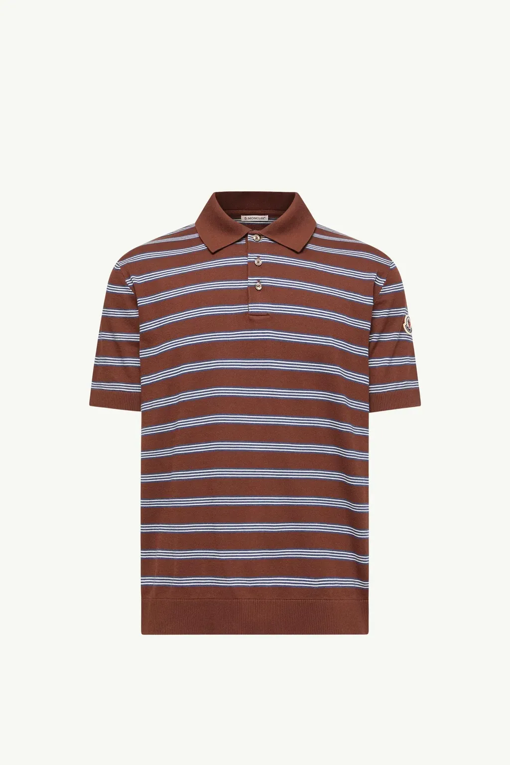 Striped Cotton Polo Shirt