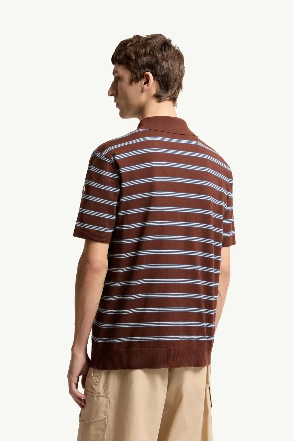 Striped Cotton Polo Shirt
