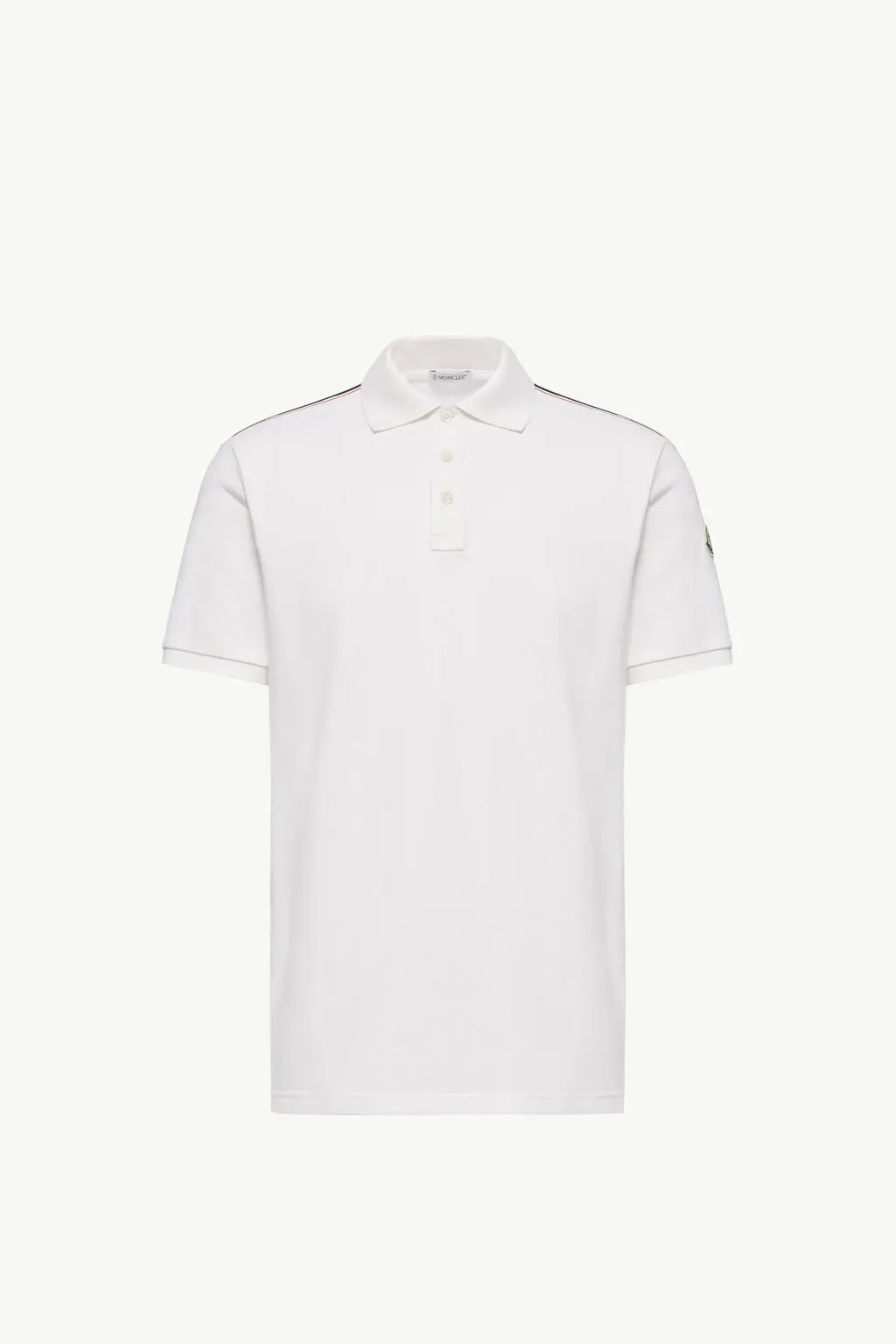 Tricolor-Trimmed Cotton Piquet Polo Shirt