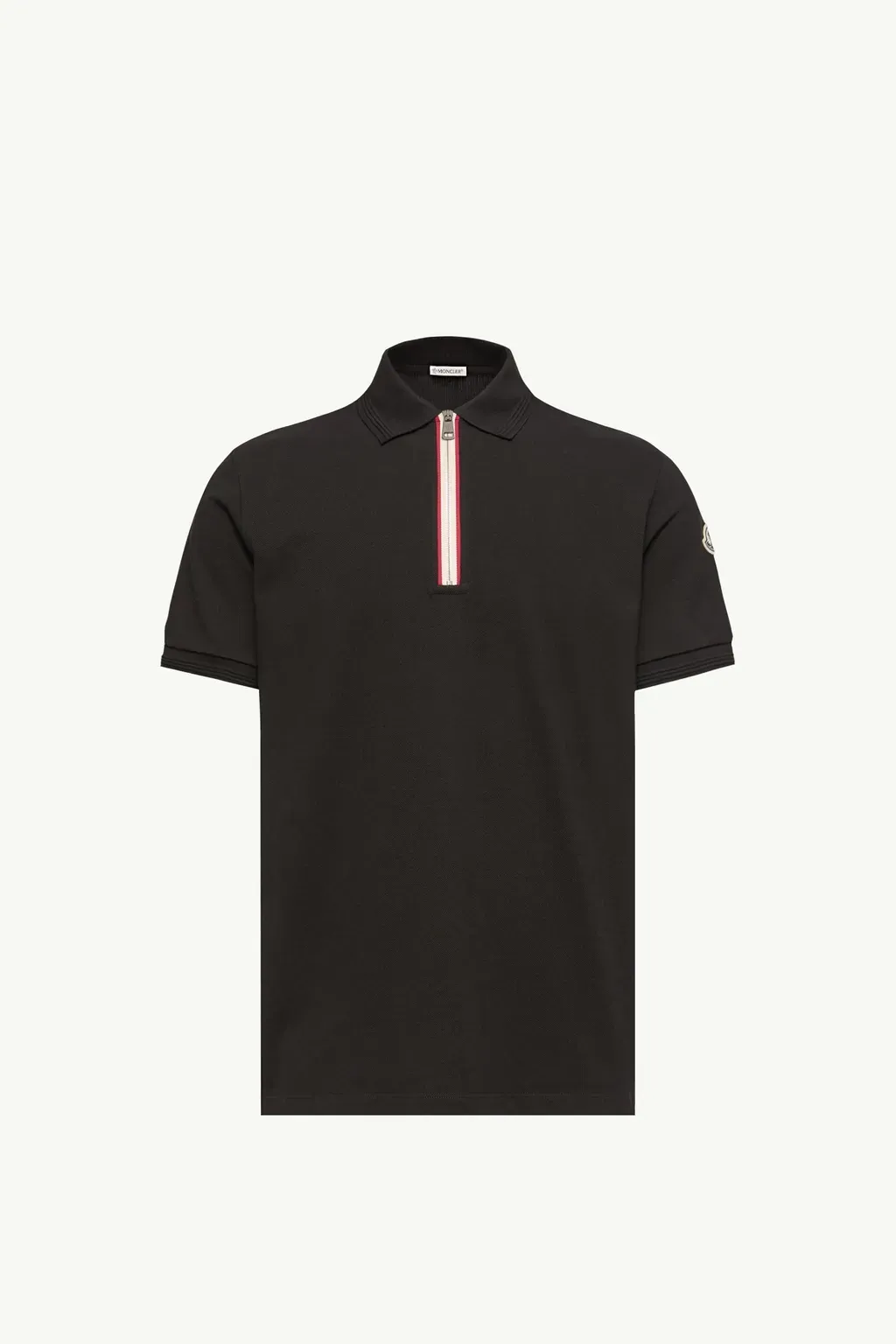 Tricolour-Trimmed Cotton Polo Shirt