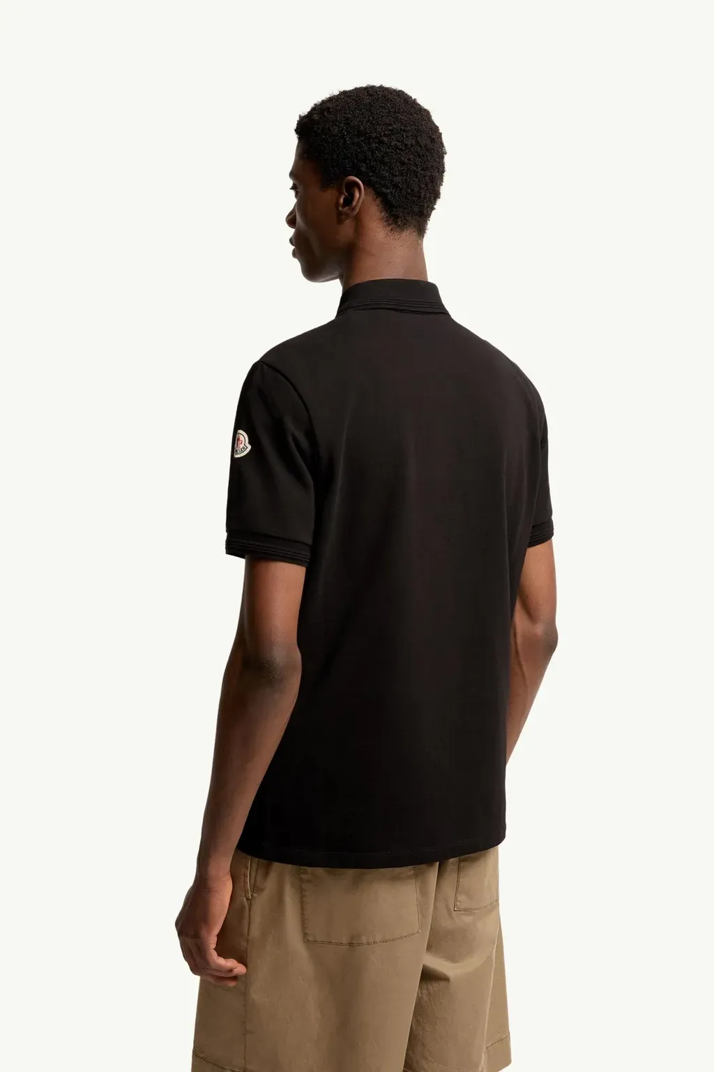 Tricolour-Trimmed Cotton Polo Shirt