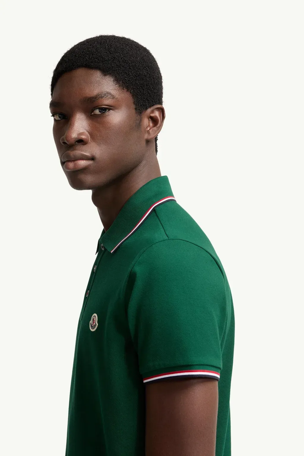 Tricolour-Trimmed Cotton Piquet Polo Shirt
