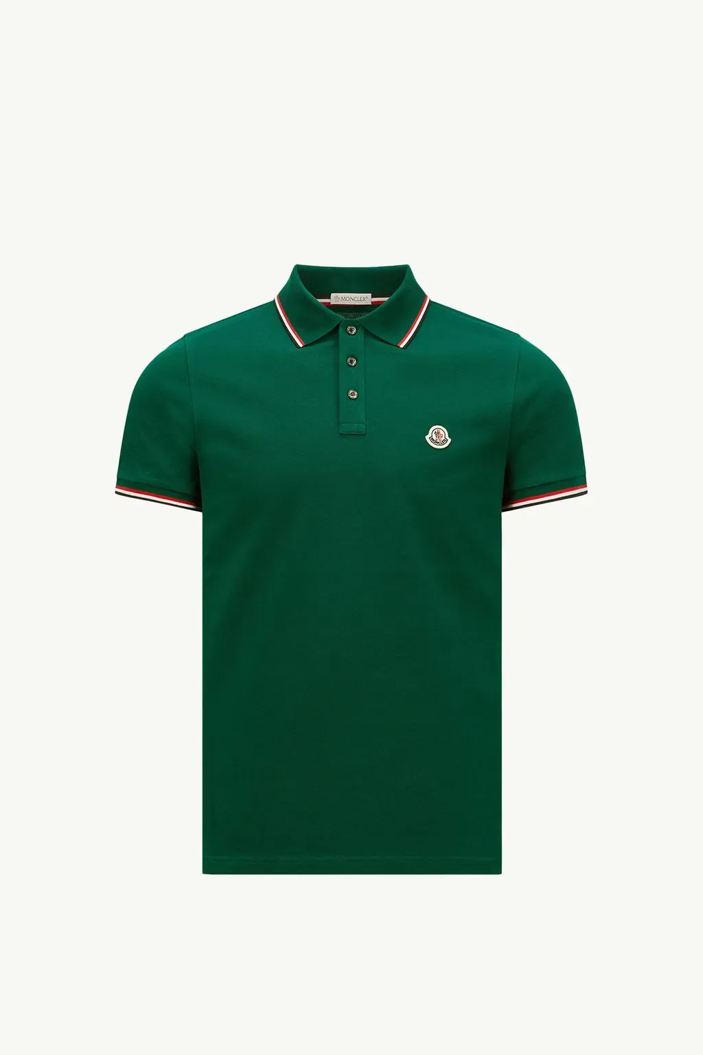 Tricolour-Trimmed Cotton Piquet Polo Shirt