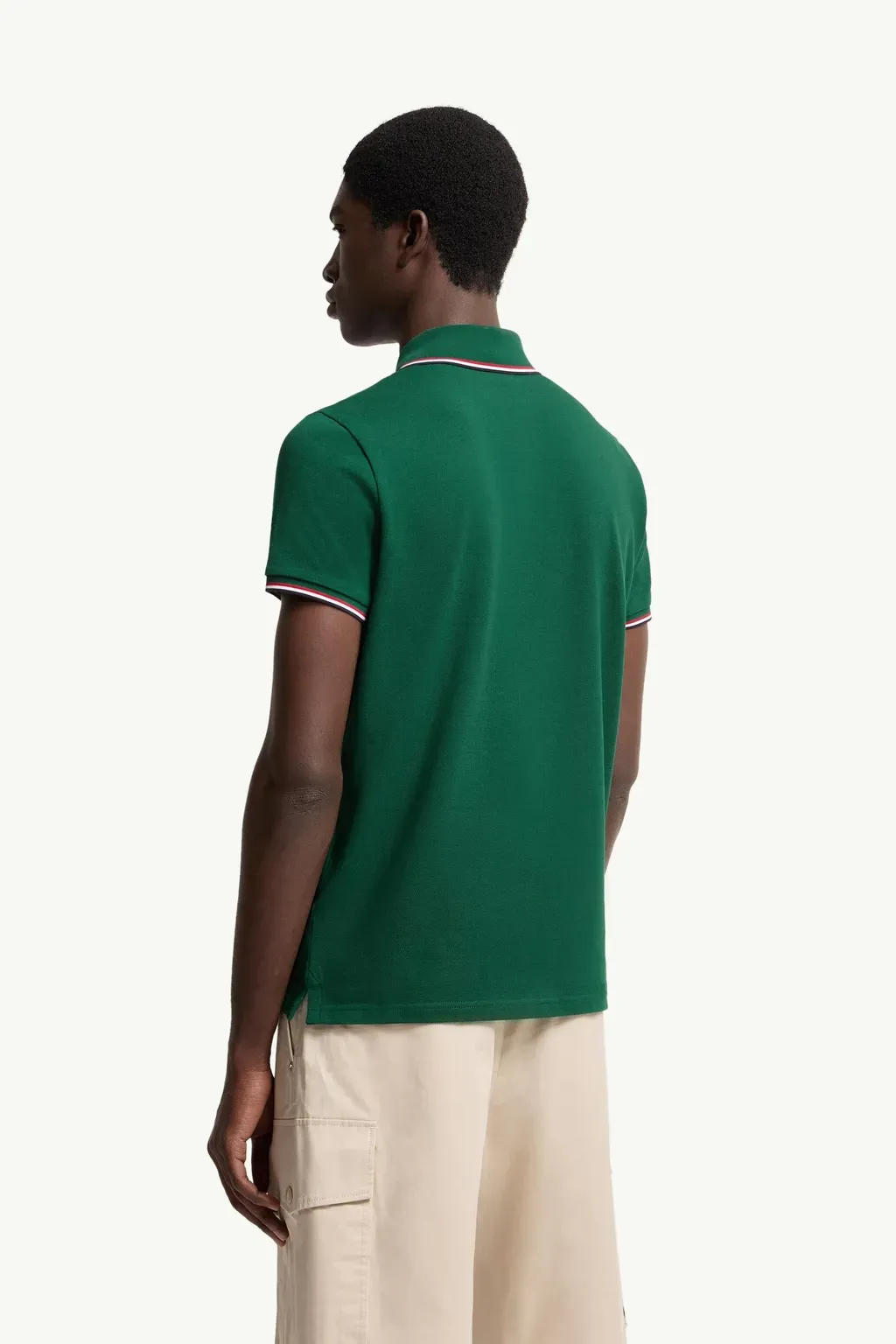 Tricolour-Trimmed Cotton Piquet Polo Shirt