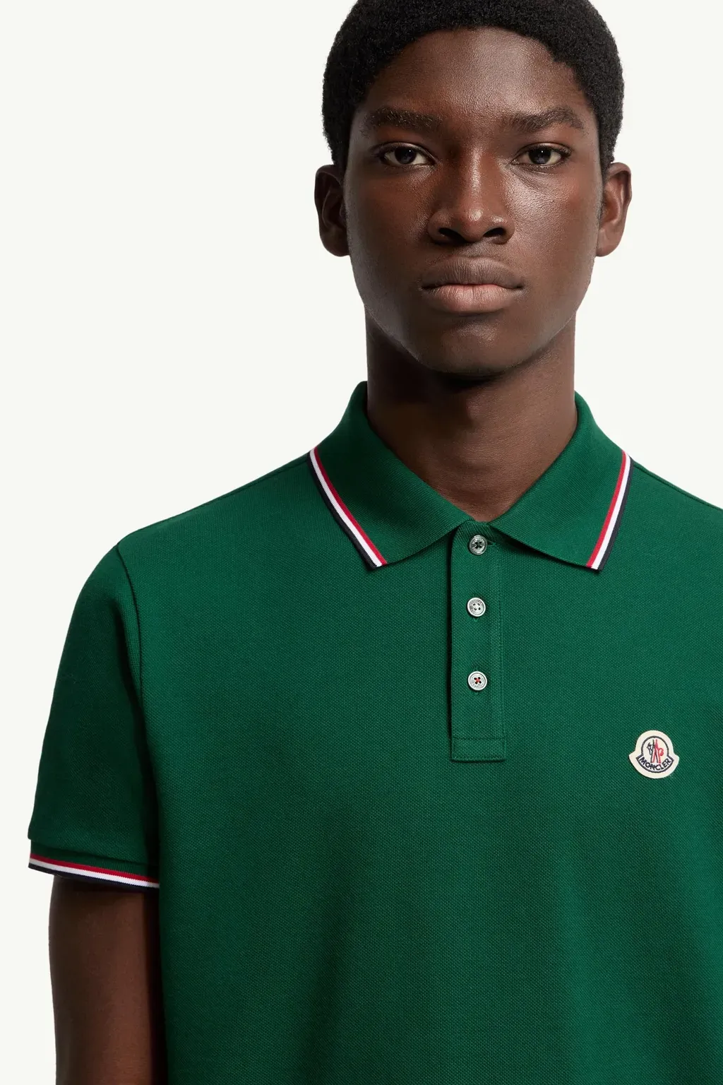 Tricolour-Trimmed Cotton Piquet Polo Shirt