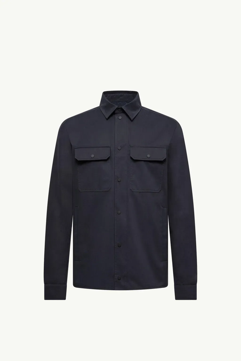 Cotton Gabardine Long Sleeve Shirt