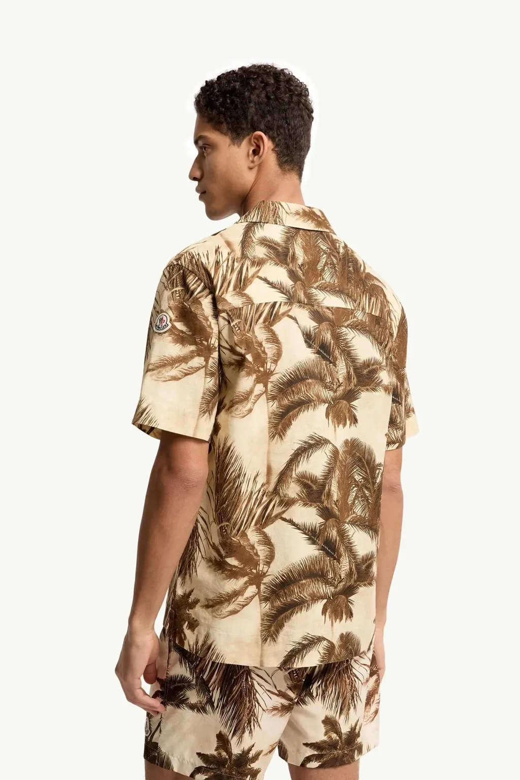Cotton & Linen Blend Short Sleeve Shirt