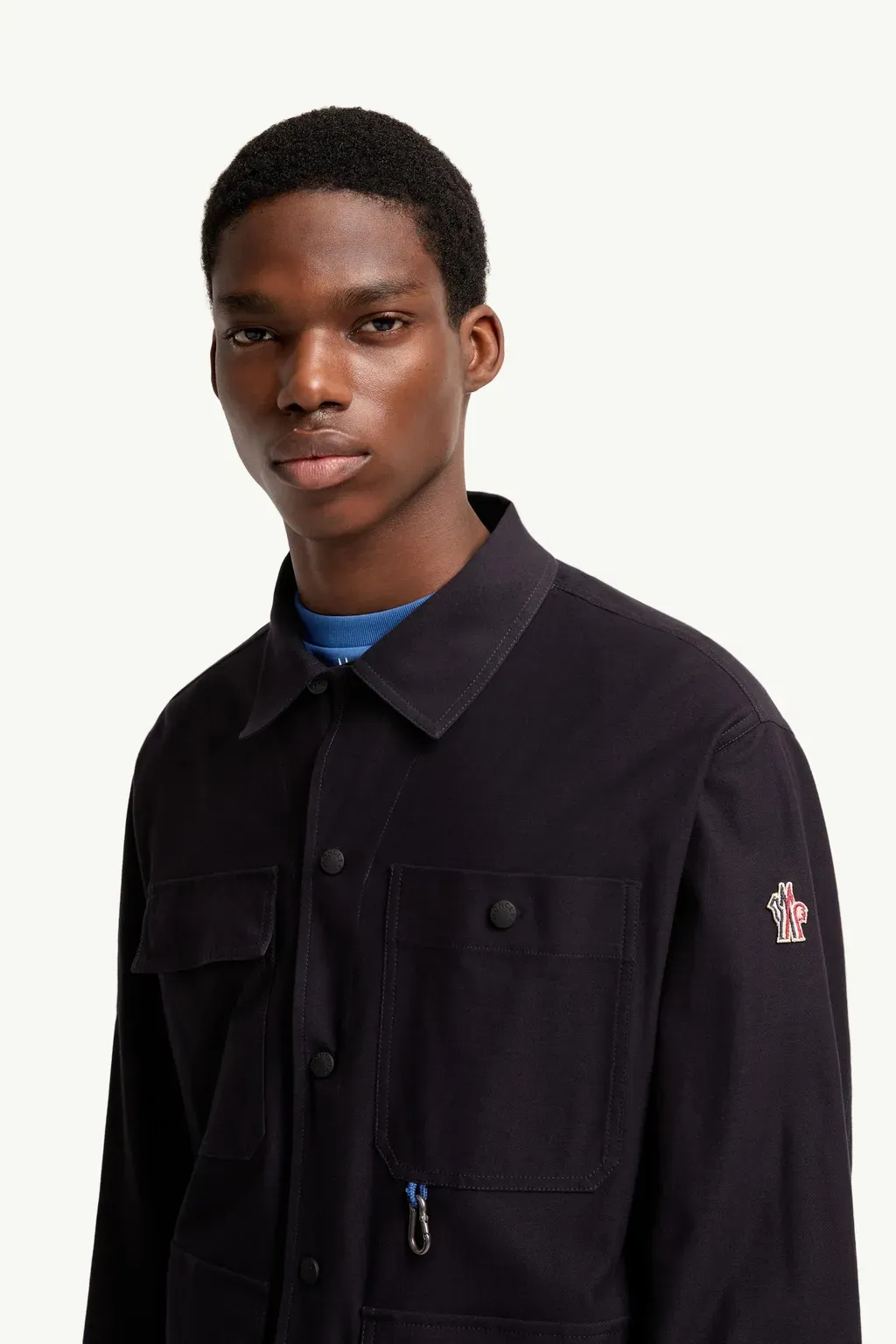 Cotton Gabardine Shirt Jacket