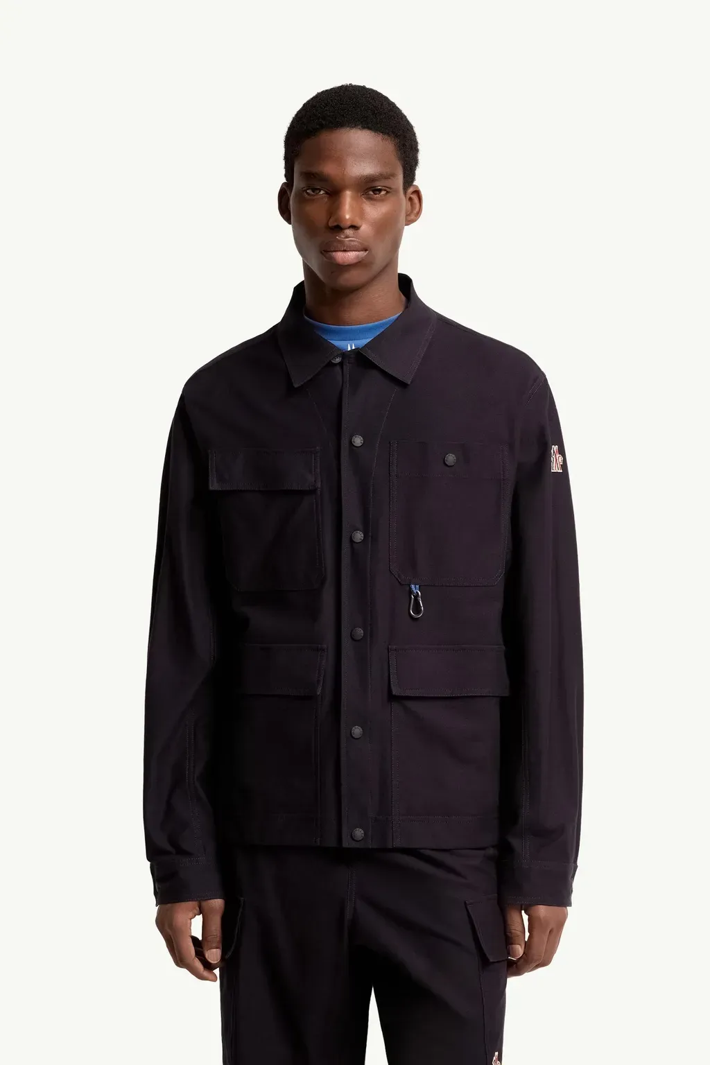 Cotton Gabardine Shirt Jacket