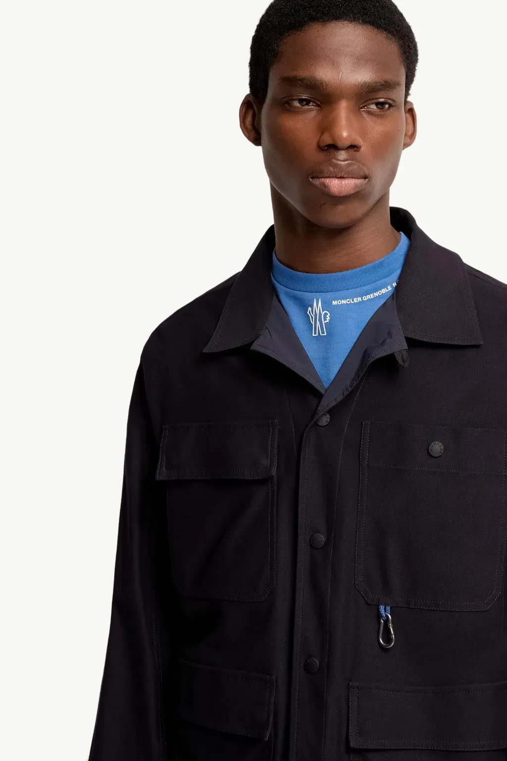 Cotton Gabardine Shirt Jacket