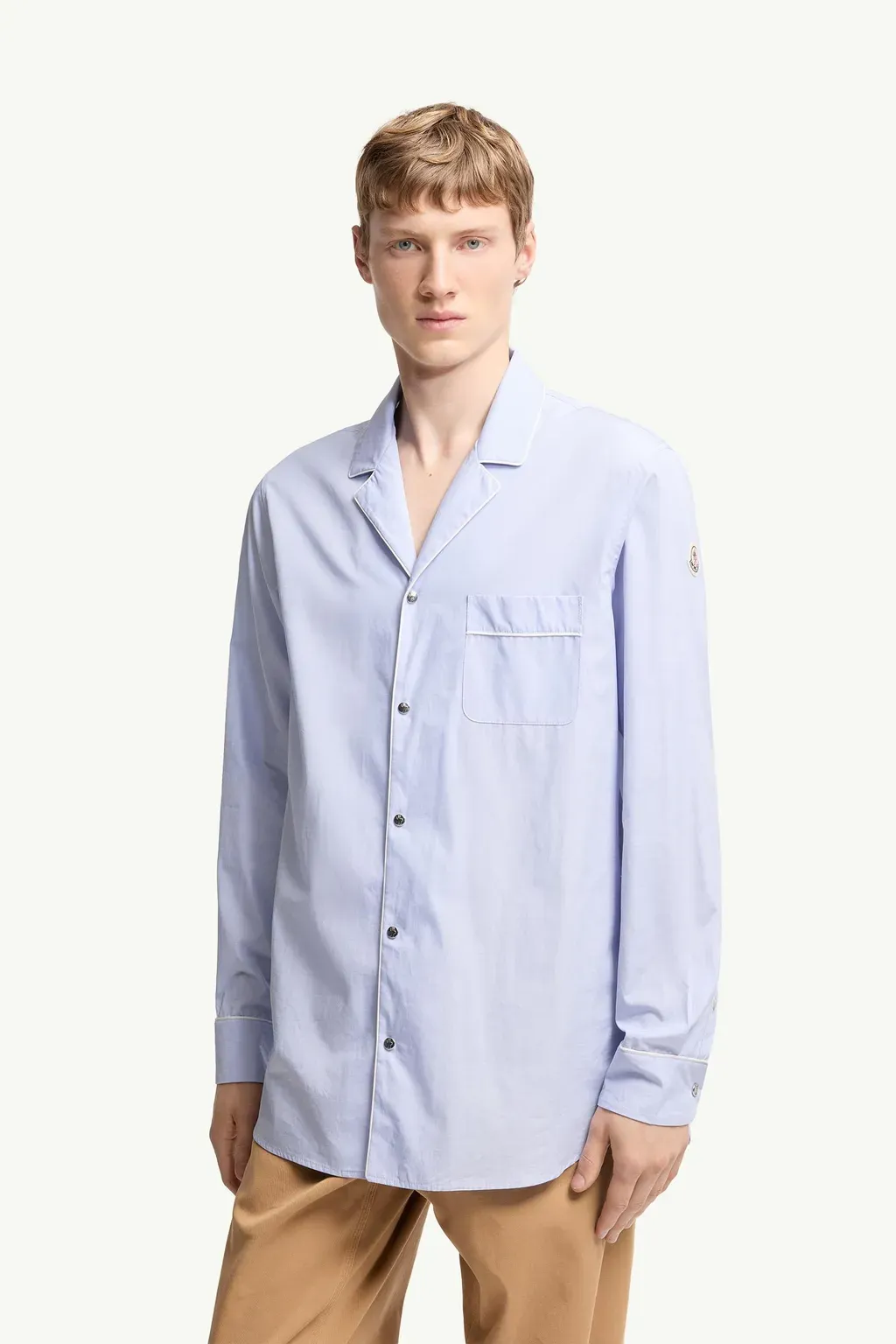 Fil-à-Fil Cotton Long Sleeve Shirt