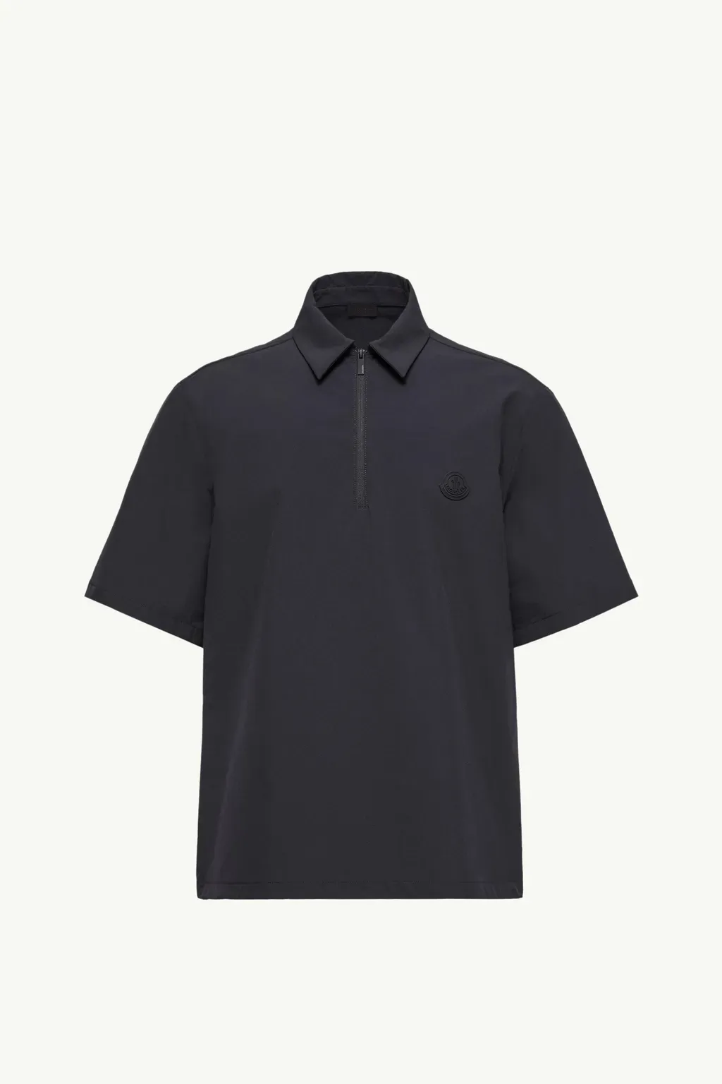 Logo Short Sleeve Half-Zip Shirt