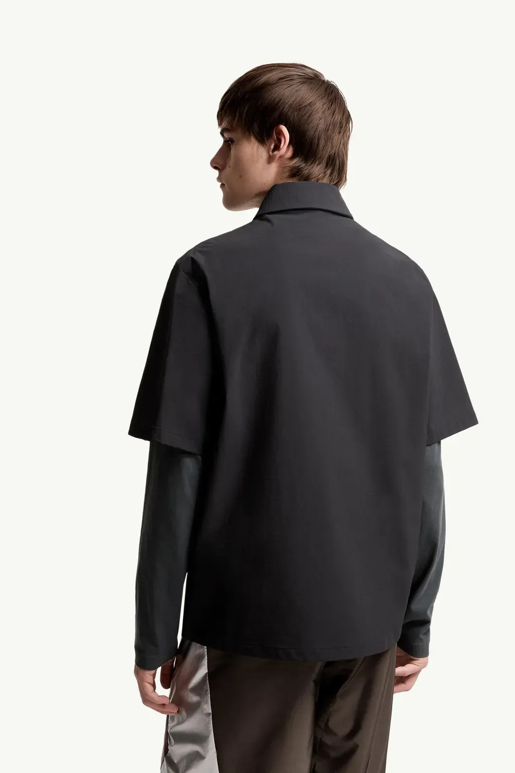Logo Short Sleeve Half-Zip Shirt