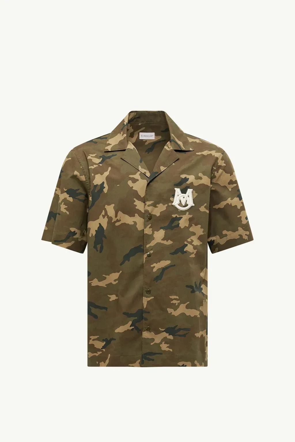Printed Cotton Short Sleeve Shirt