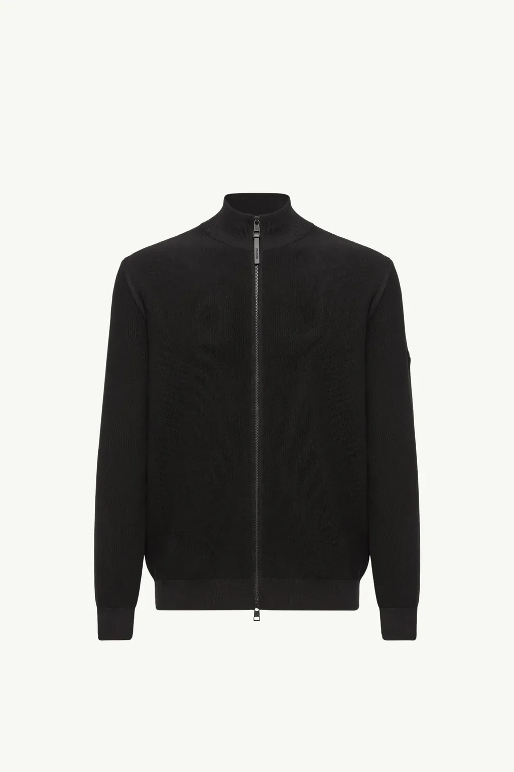Cotton Zip-Up Cardigan