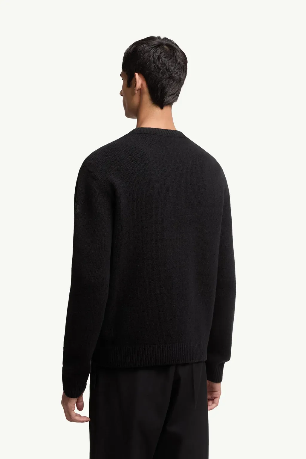 Embroidered Logo Wool Sweater