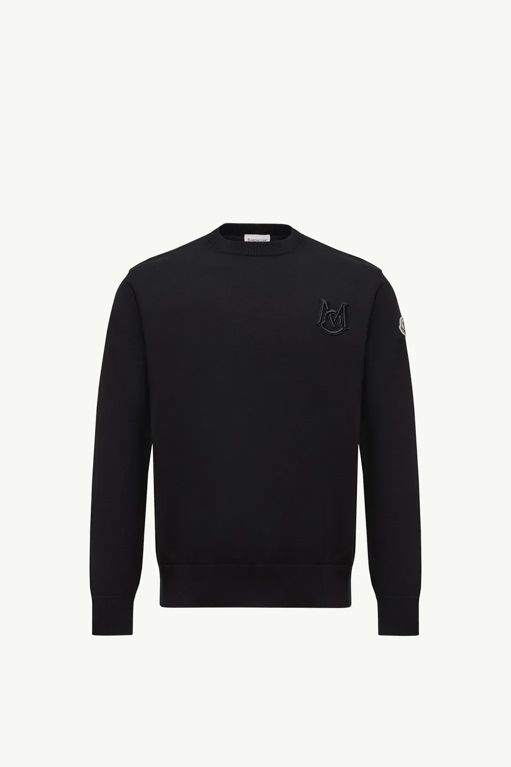 Embroidered Monogram Cotton Jumper