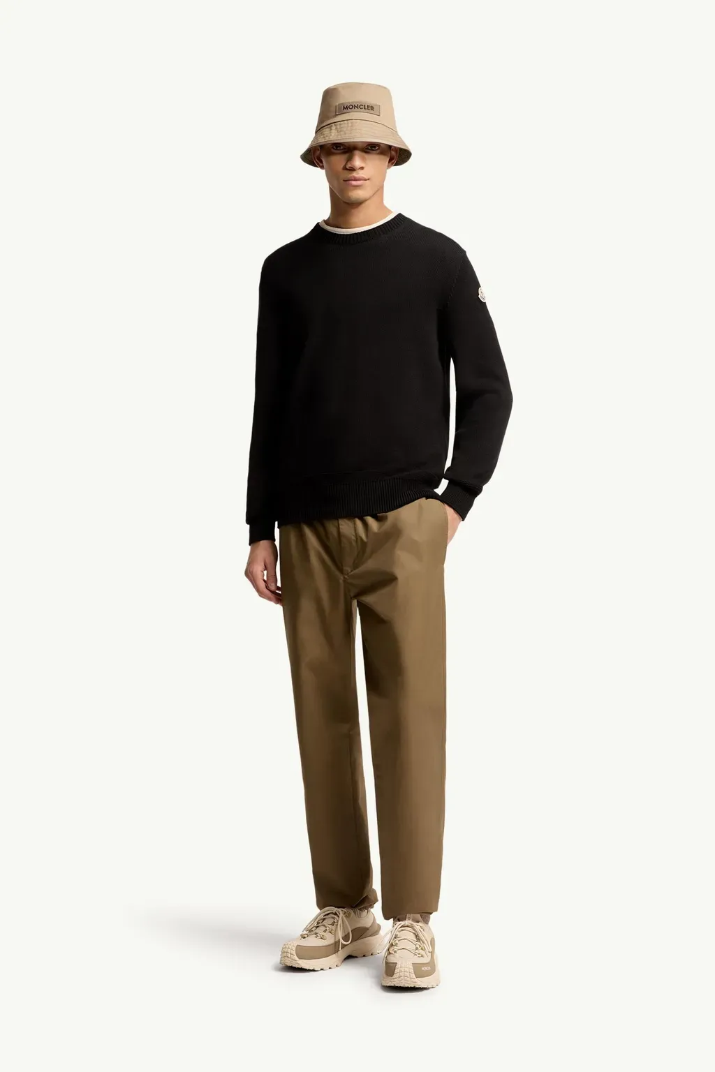 Logo Patch Cotton Jumper