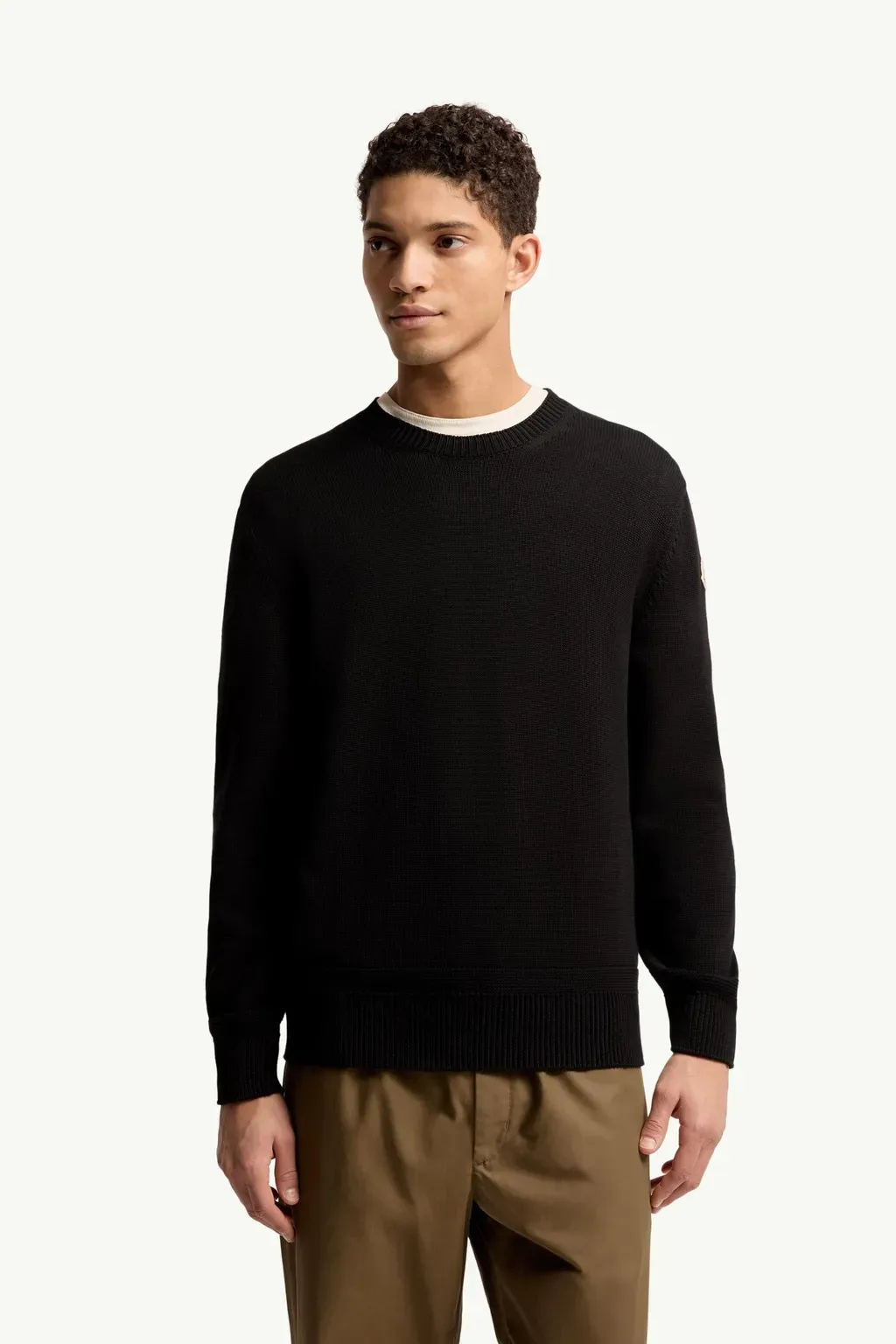 Logo Patch Cotton Jumper