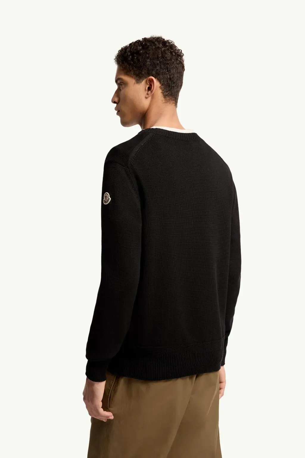 Logo Patch Cotton Jumper