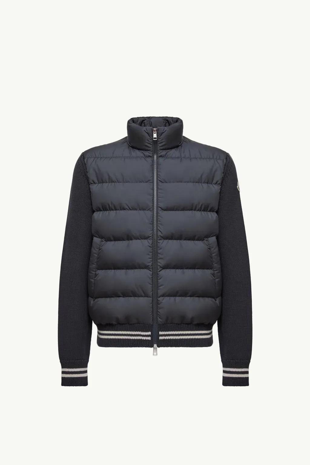 Padded Cotton Cardigan