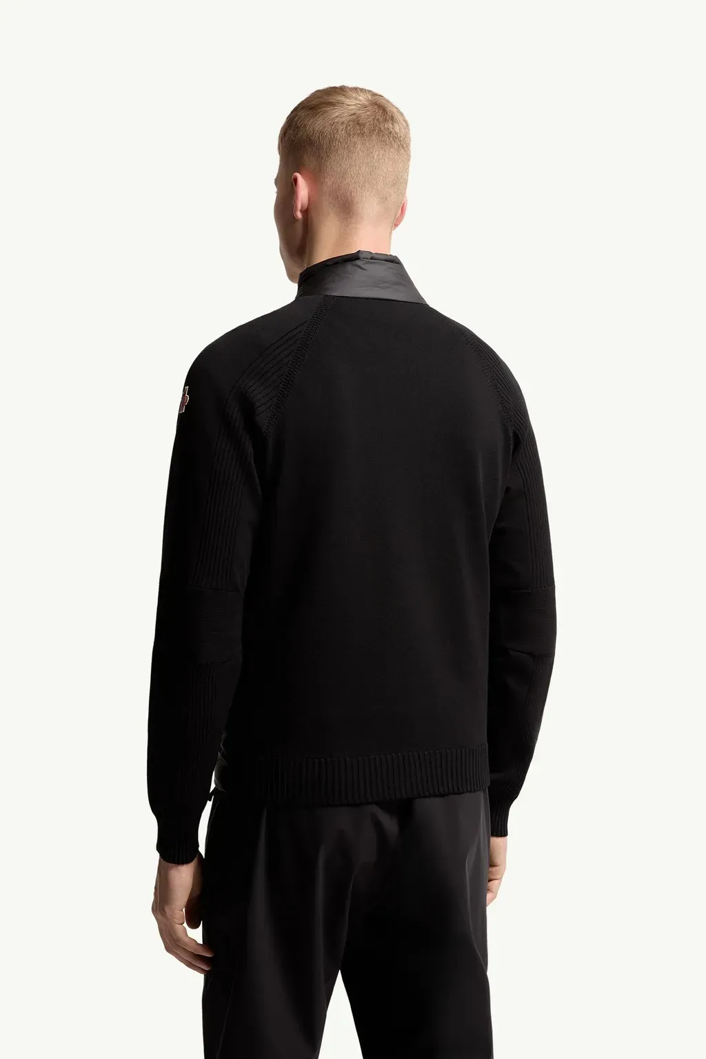 Padded Zip-Up Cardigan