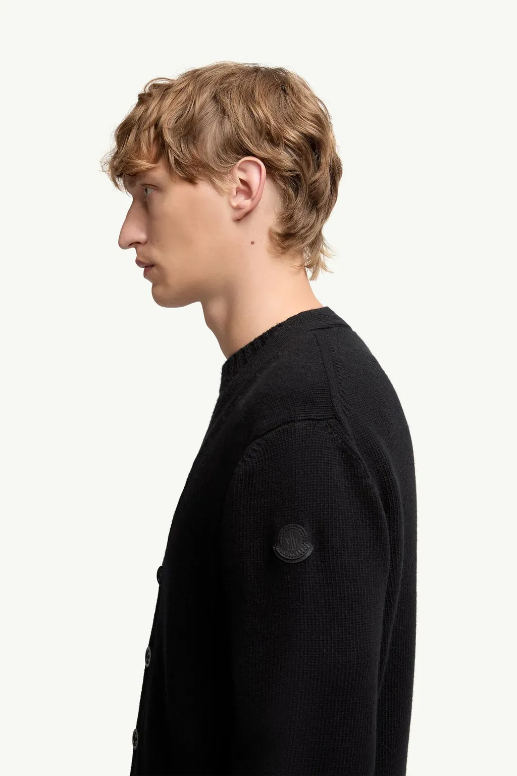 V-Neck Wool Cardigan