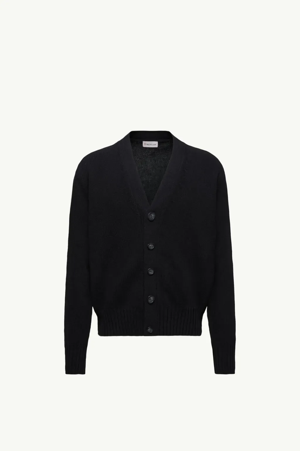 V-Neck Wool Cardigan