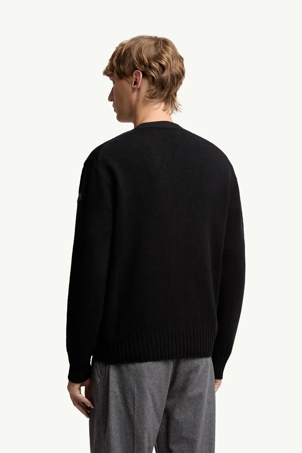 V-Neck Wool Cardigan