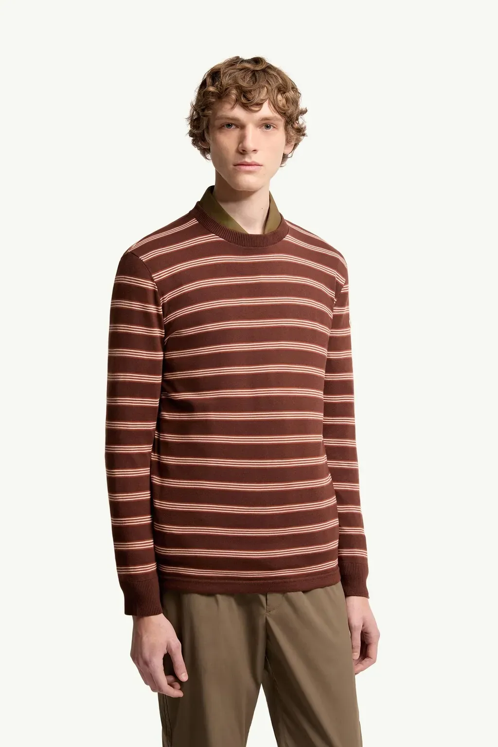 Striped Cotton Sweatshirt