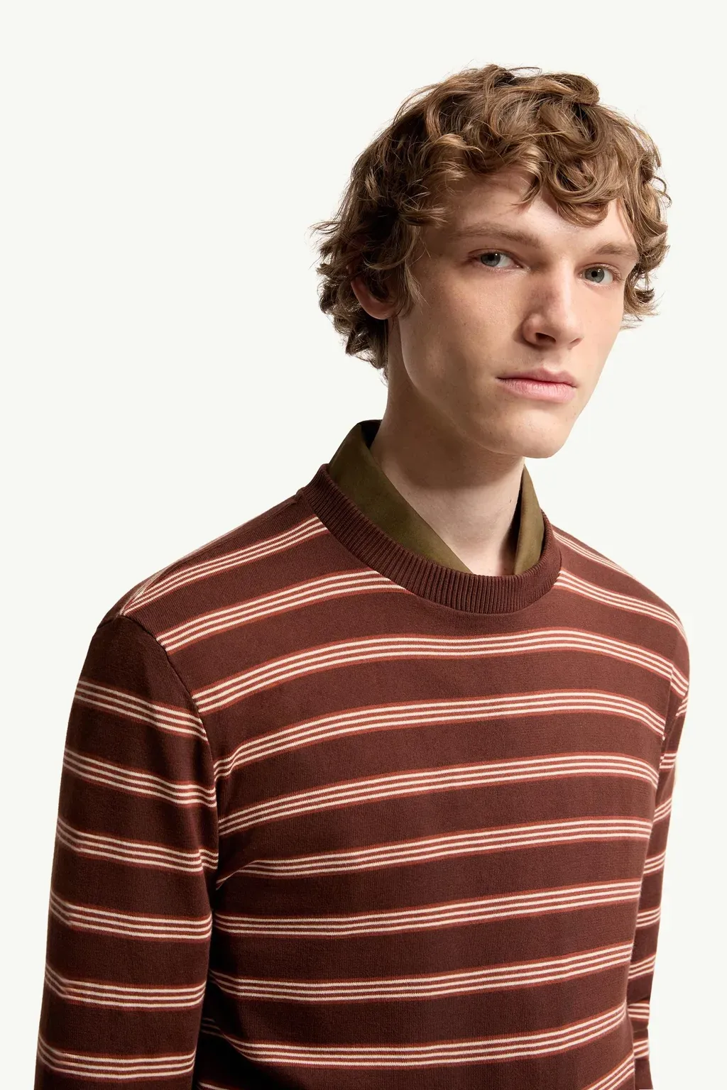 Striped Cotton Sweatshirt