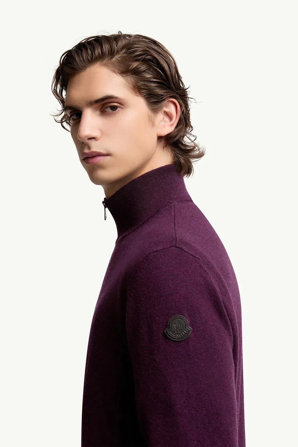Wool & Cashmere Zip-Up Cardigan