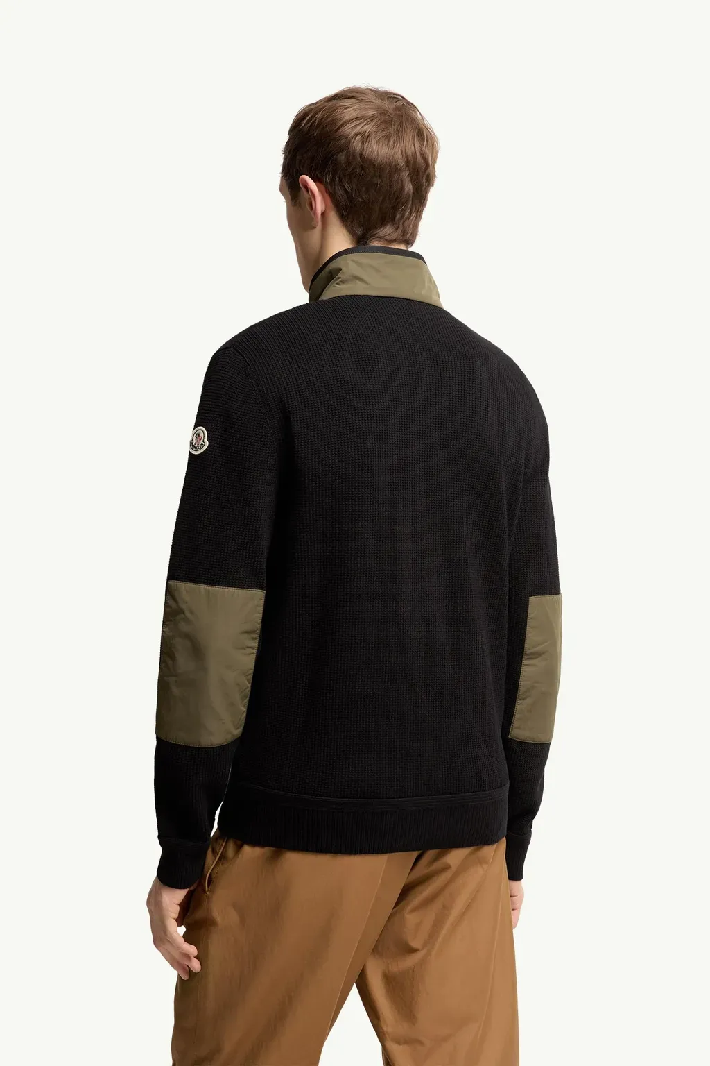 Zip-Up Cotton Cardigan