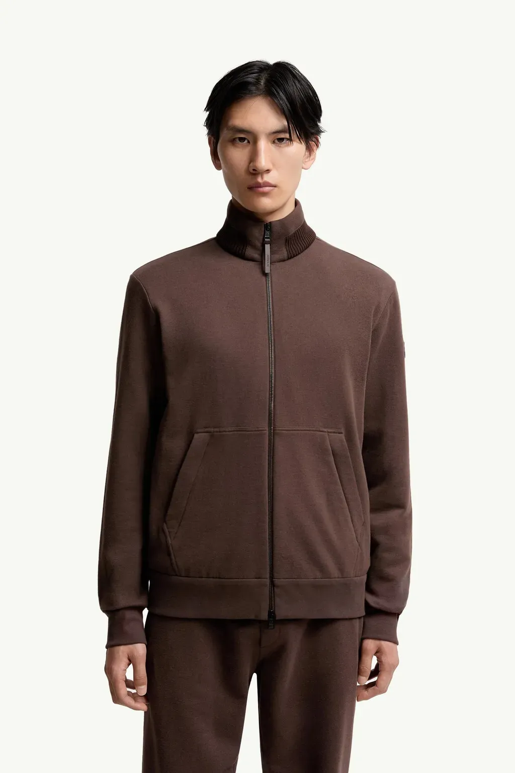 Cotton & Cashmere Zip-Up Sweatshirt