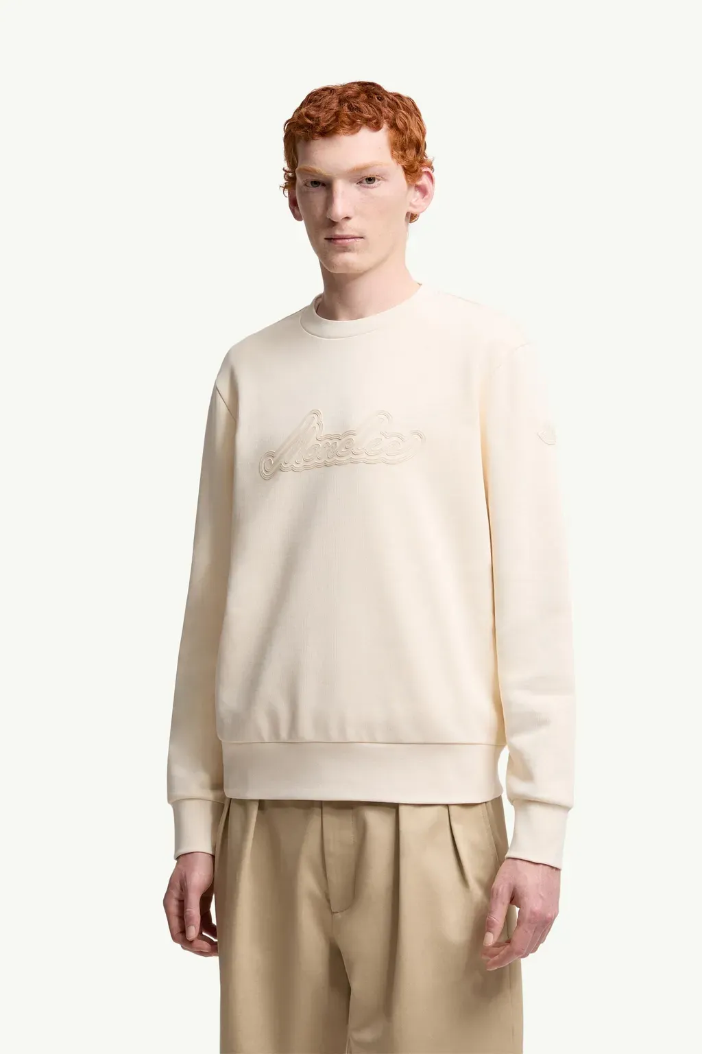 Cursive Logo Cotton Sweatshirt