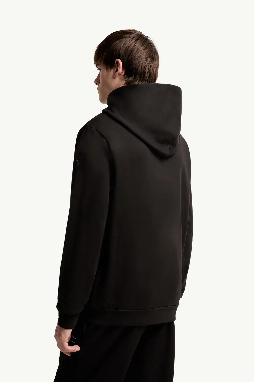 Logo Cotton Fleece Zip-Up Hoodie