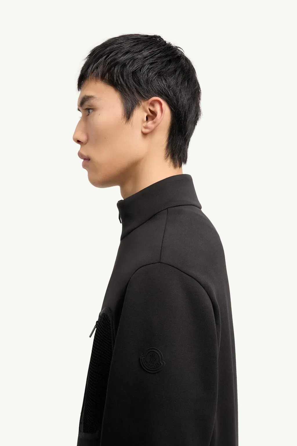 Logo Cotton Zip-Up Sweatshirt
