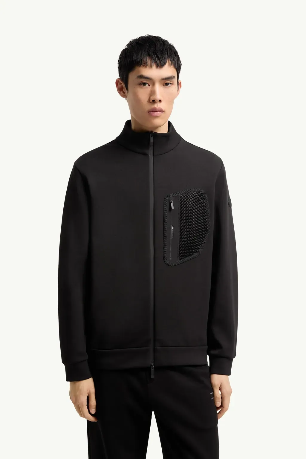 Logo Cotton Zip-Up Sweatshirt