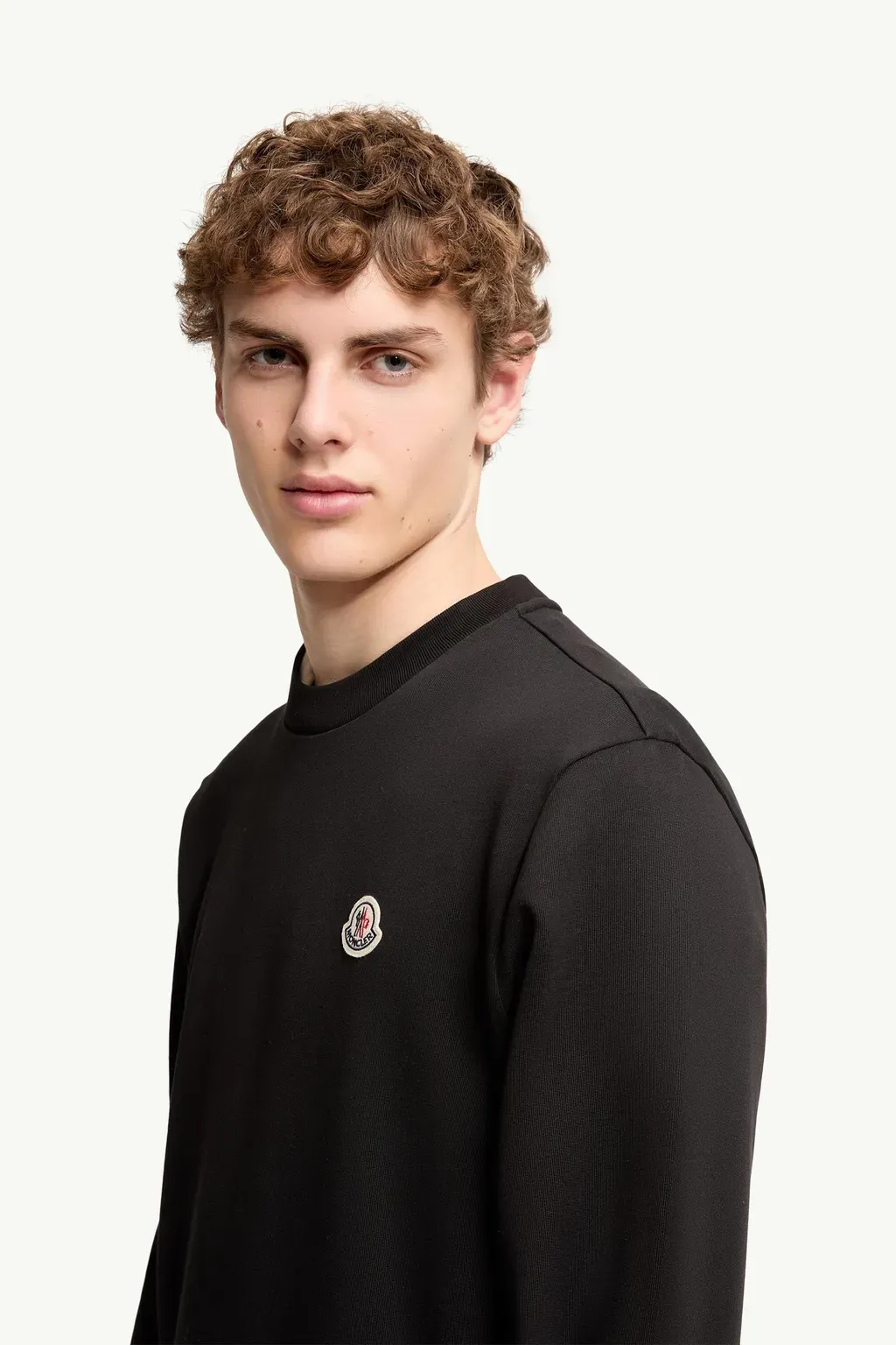 Logo Patch Cotton Sweatshirt