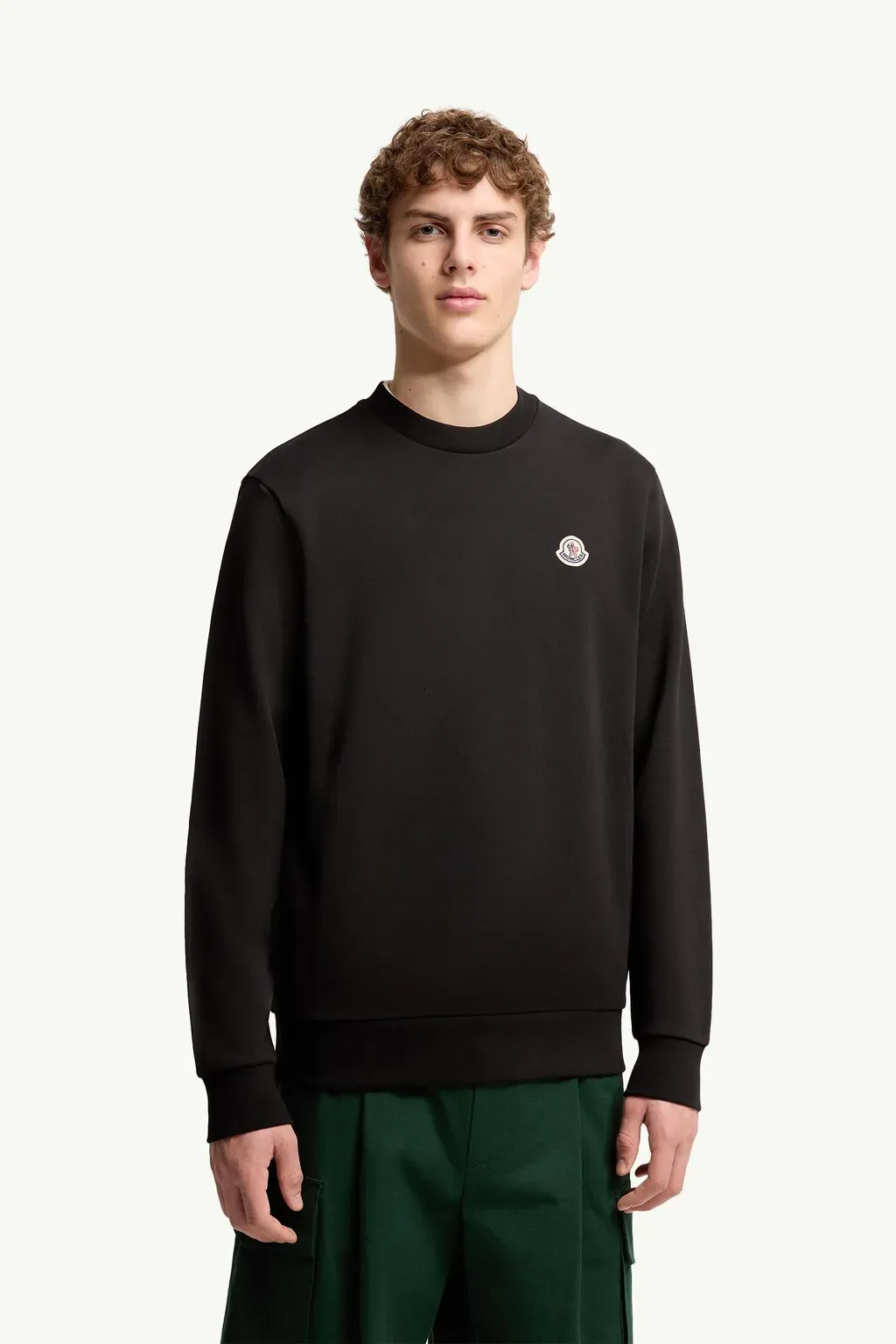 Logo Patch Cotton Sweatshirt
