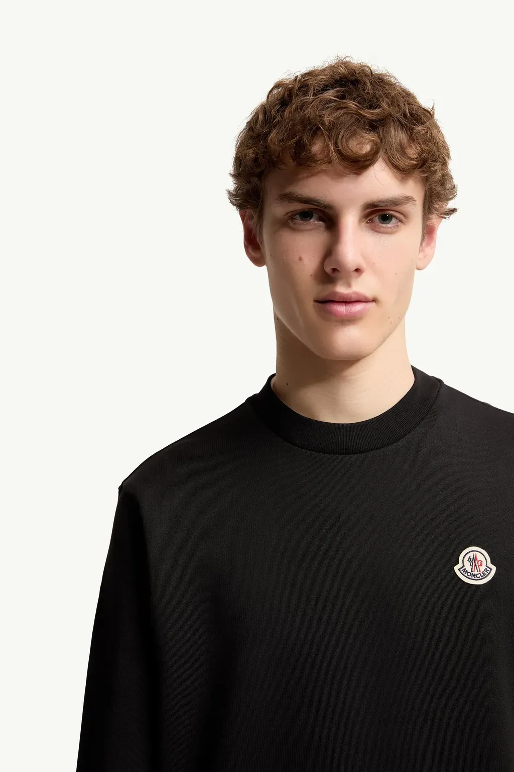 Logo Patch Cotton Sweatshirt
