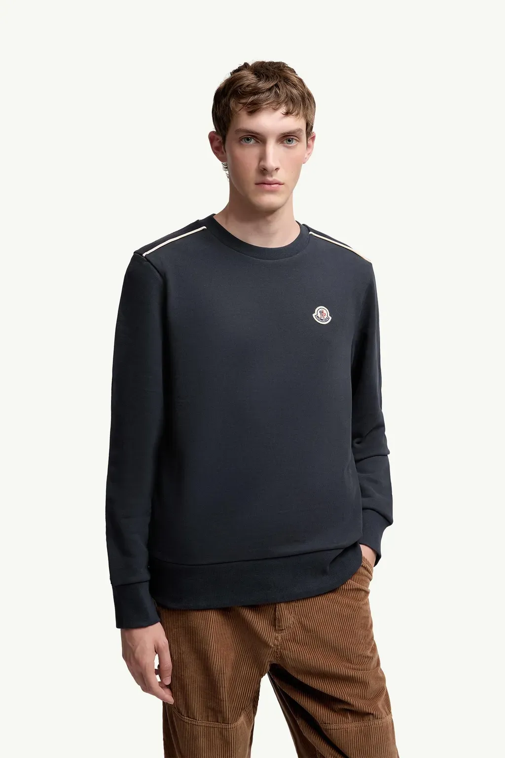 Logo Patch Cotton Sweatshirt