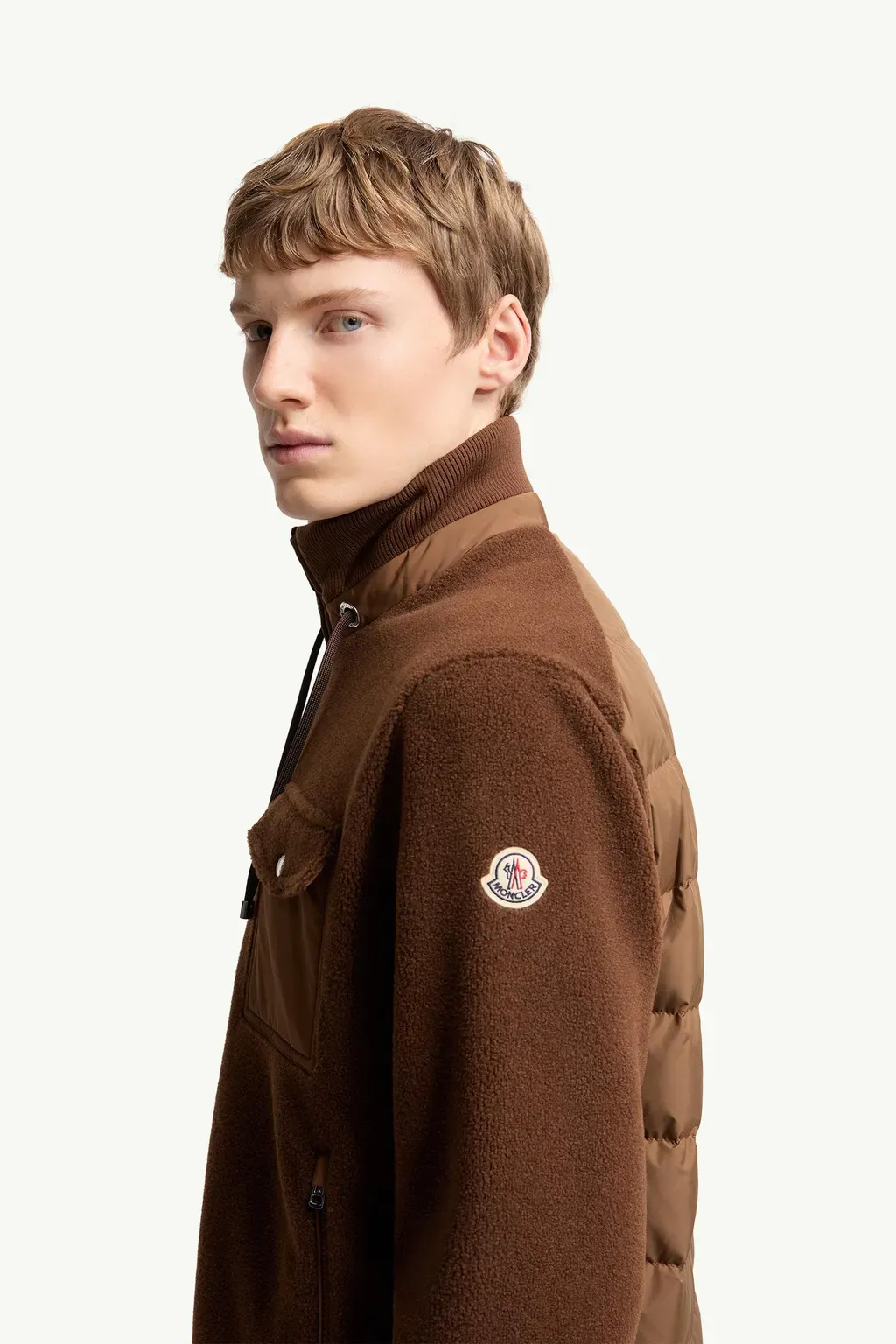 Padded Teddy Zip-Up Sweatshirt