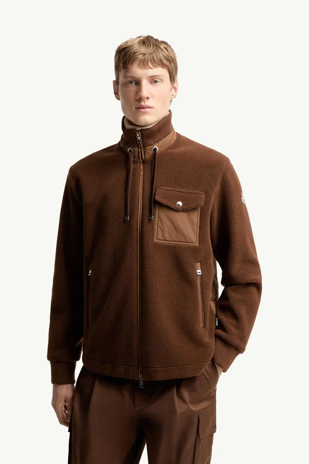 Padded Teddy Zip-Up Sweatshirt
